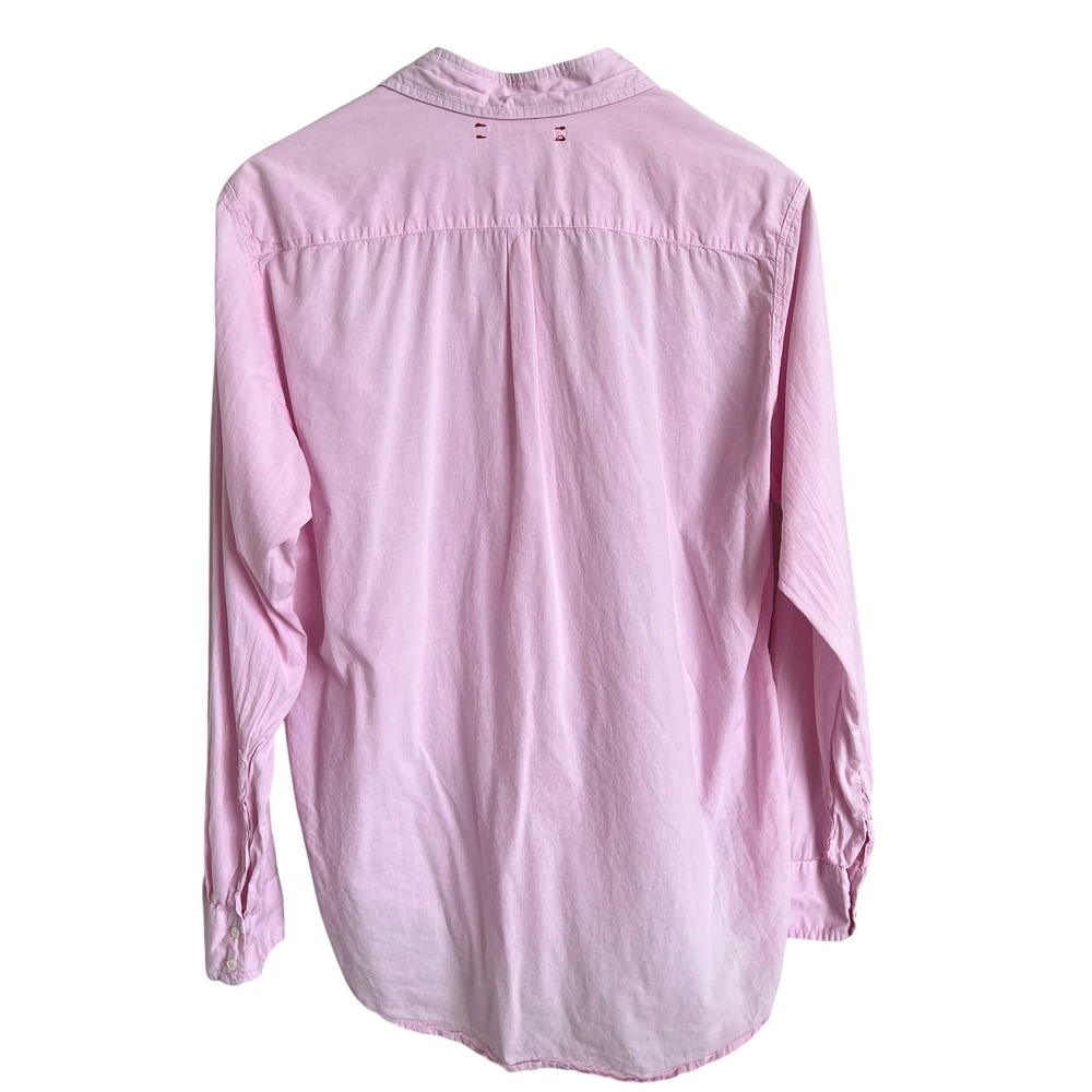 Xirena Pale Light Pink Beau Long Sleeve Button Up Cotton Shirt SZ S Feminine - Picture 2 of 12